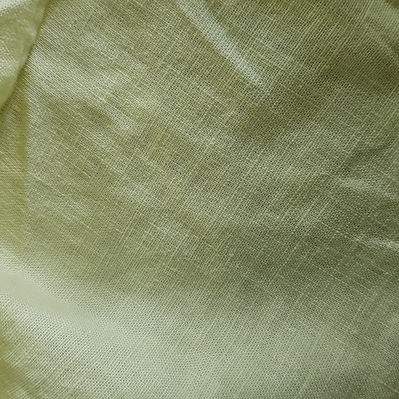 Ann Taylor Yellow Short Sleeve Relaxed Blouse - Picture 10 of 10